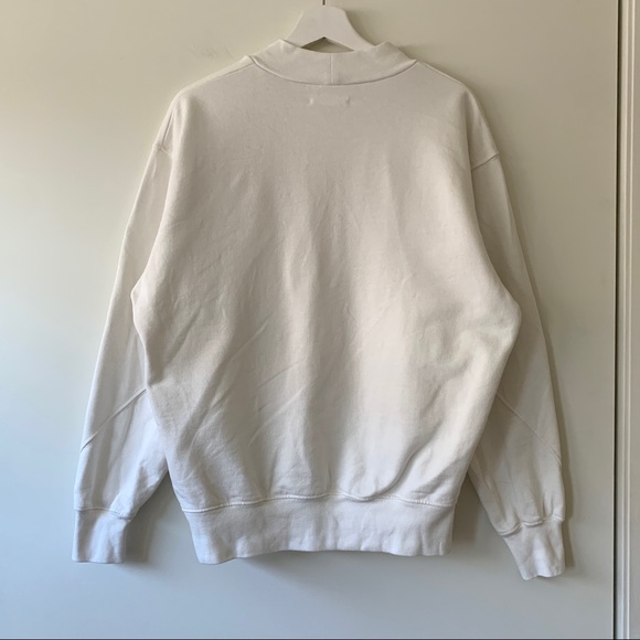 Anine Bing Saint White Mock Neck Sweater - Picture 3 of 6